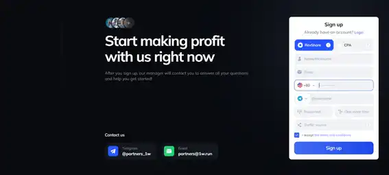 program rakan kongsi 1win